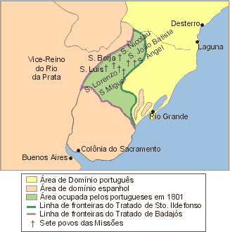 Tratados de Santo Ildefonso e Badajoz