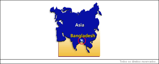 Mapa - Bangladesh