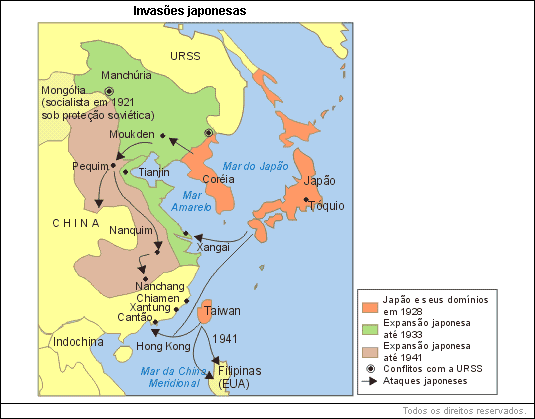 Invasões japonesas