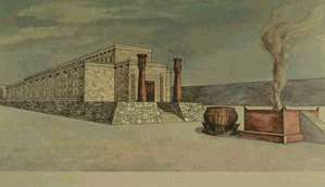 Representação do Grande Templo de Salomão em Jerusalém