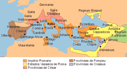 Império Romano, Estados Vassalos de Roma e Províncias