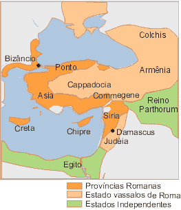 O Império Romano no Leste