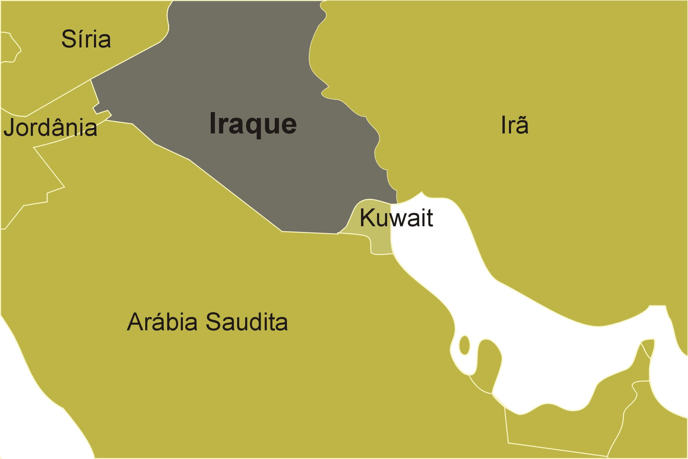 Mapa - O Iraque